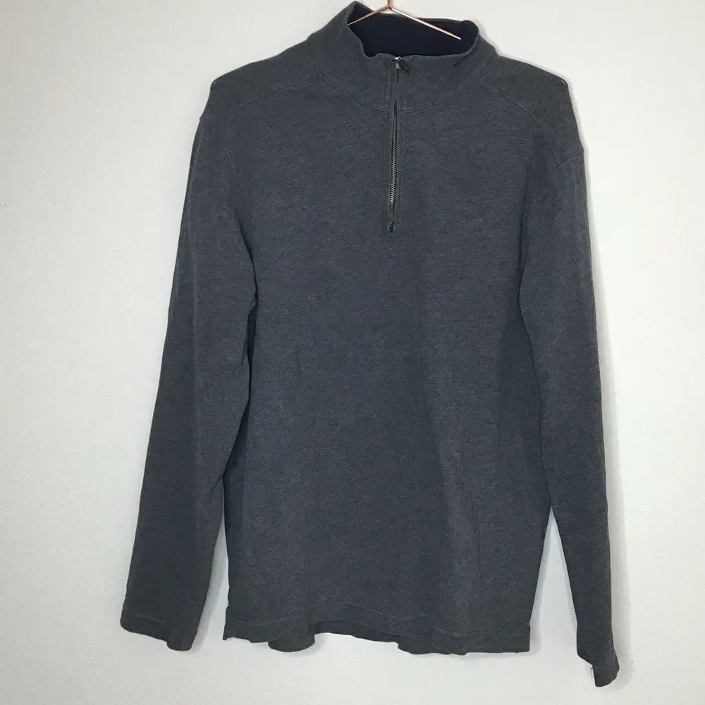 Men’s j crew‎ grey half zip sweater